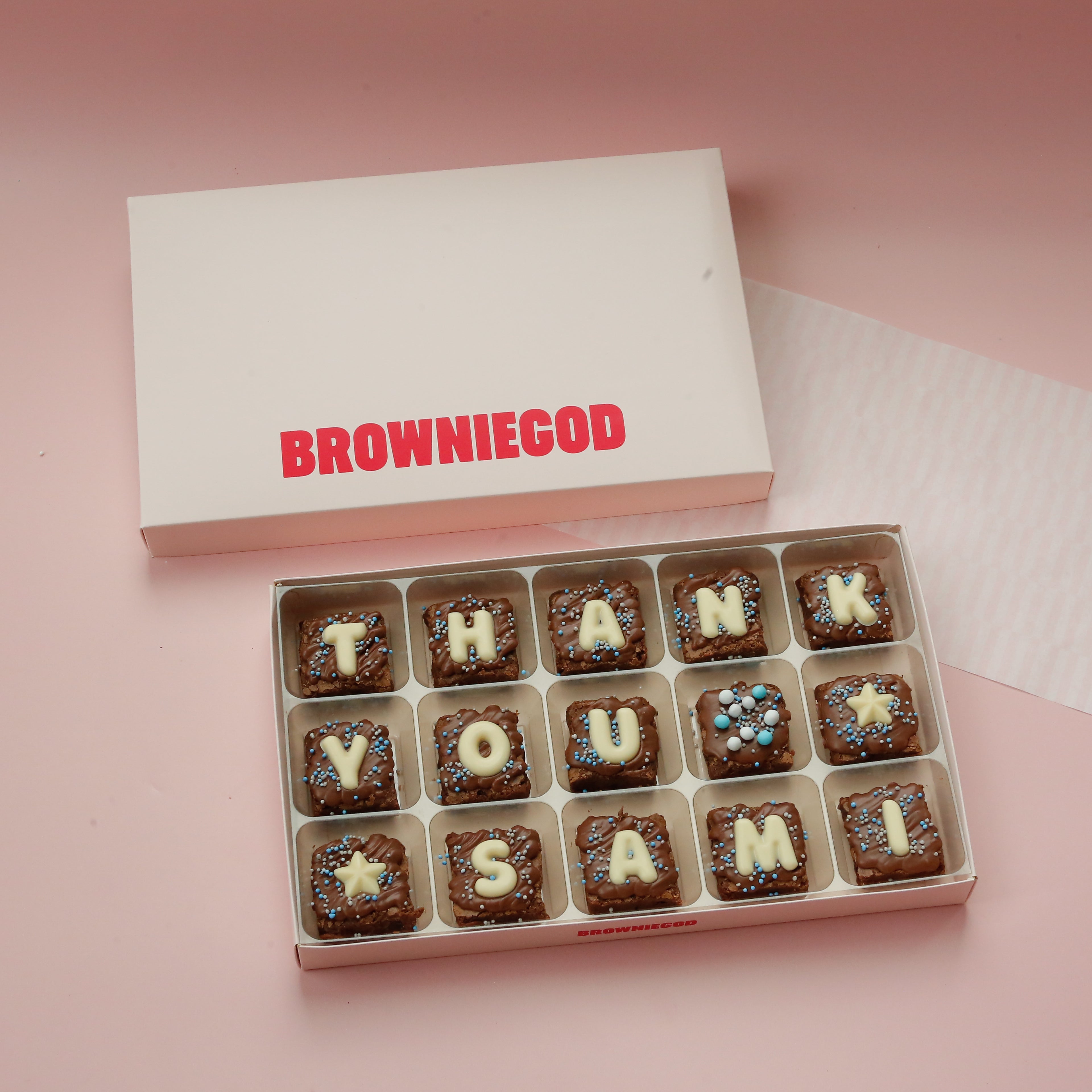 CUSTOM BROWNIES - BOX OF 15 (REACHDESK)