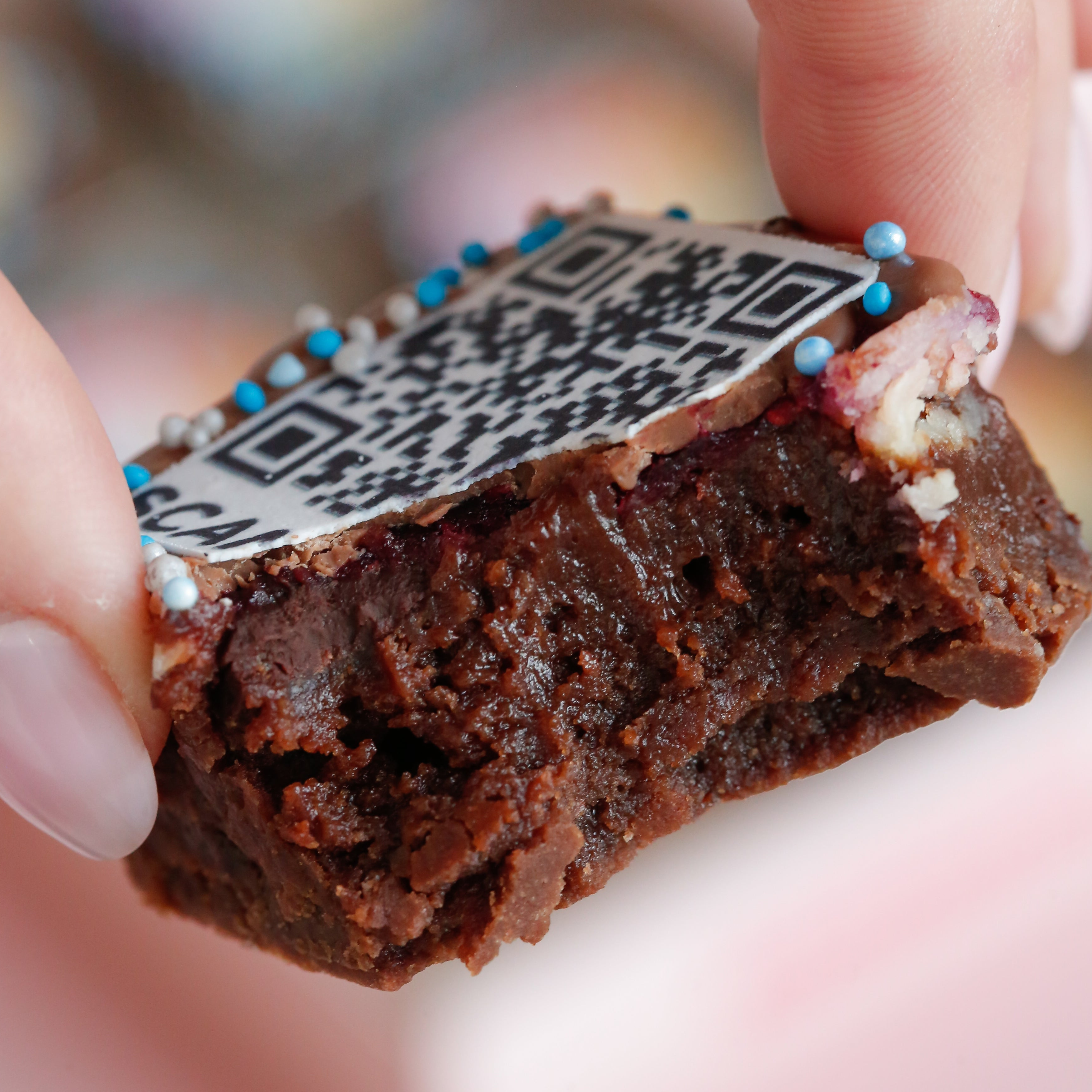 QR CODE BROWNIES