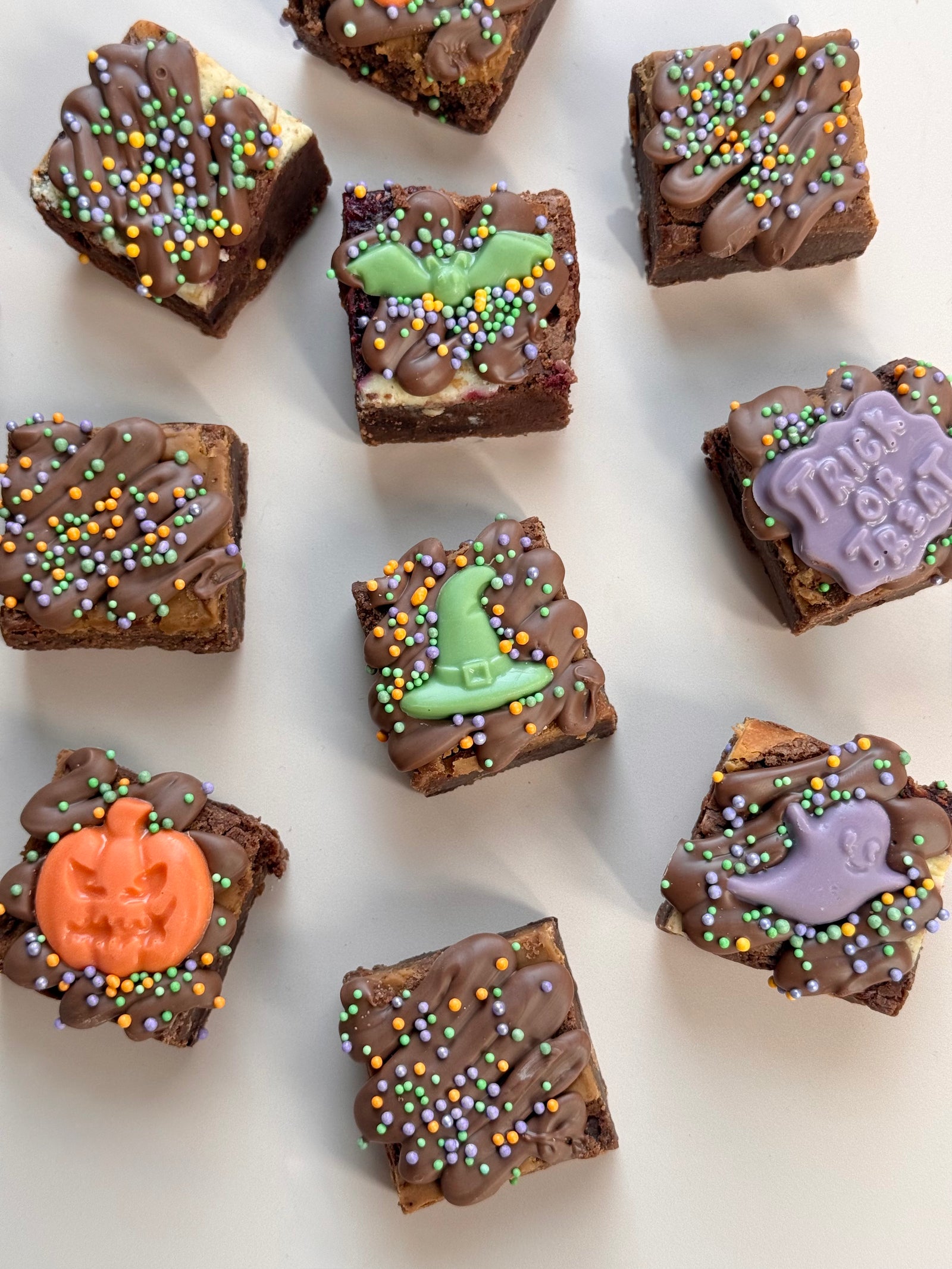 Halloween brownies