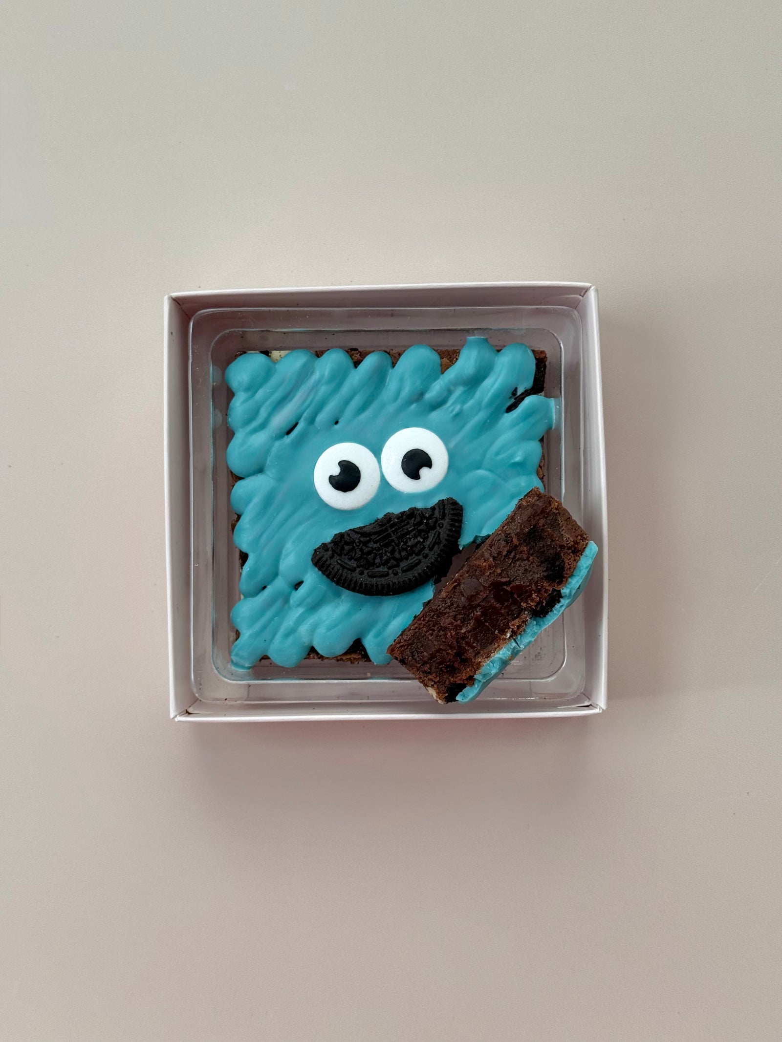 Cookie Monster Brownie