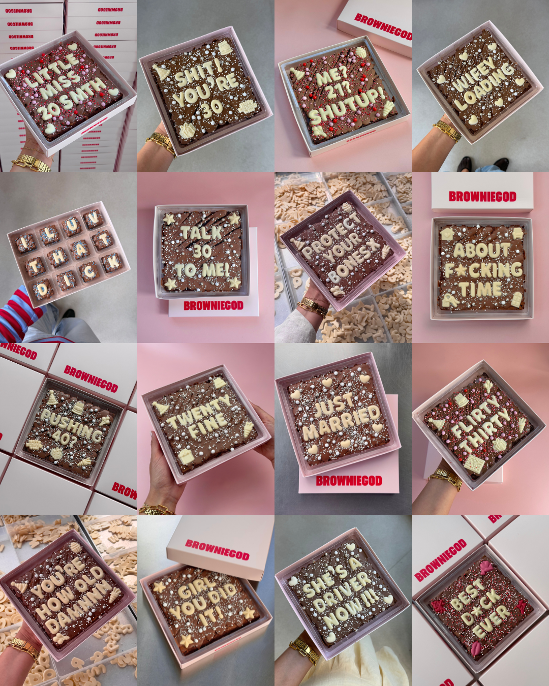 Say it with brownies