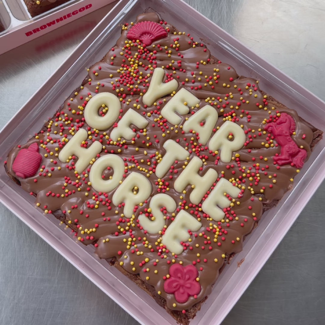 Load video: LUNAR NEW YEAR BROWNIES