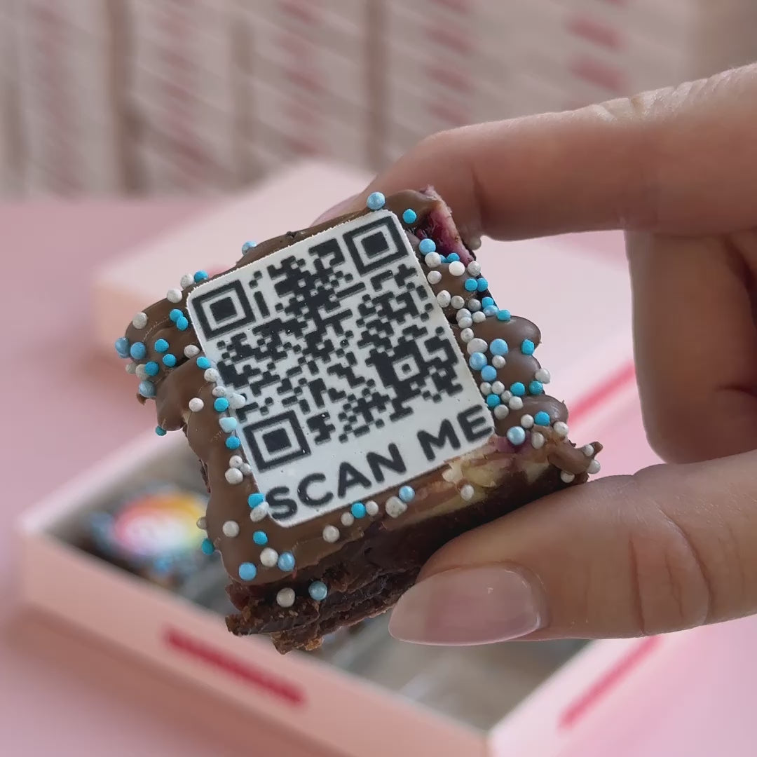 QR CODE BROWNIES