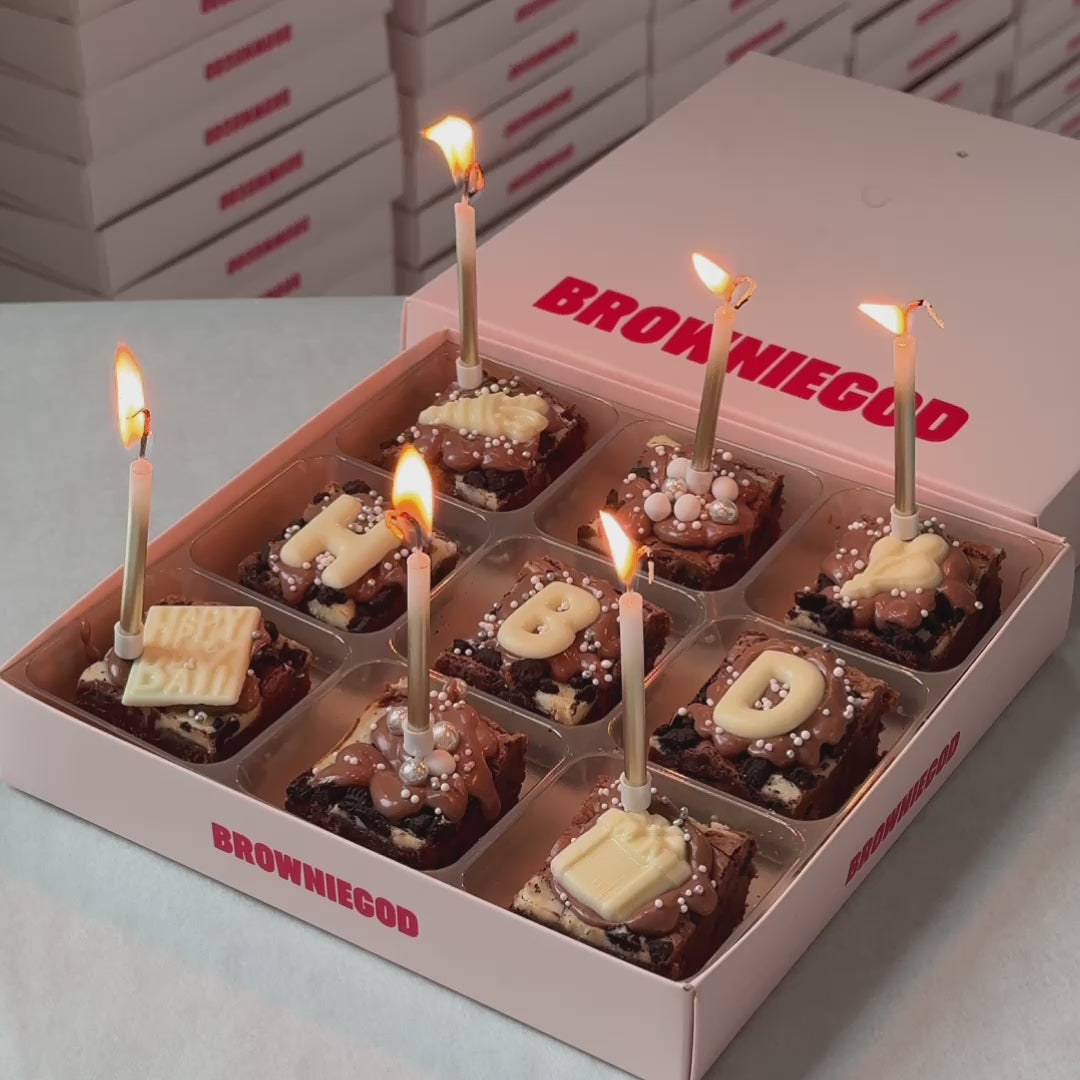 Load video: BIRTHDAY BROWNIES